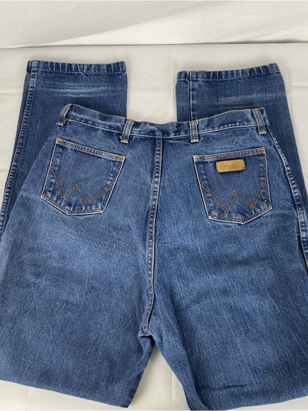 Vintage Wrangler Jeans 38x35 Made in Canada Blue Bell Straight Leg Classic Denim - Picture 4 of 7